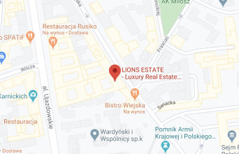 Lions Estate - Opinie - Mapa mobile 